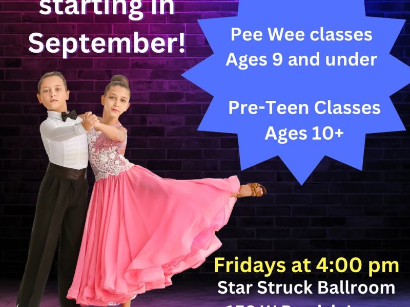 New classes starting in&nbsp;September!